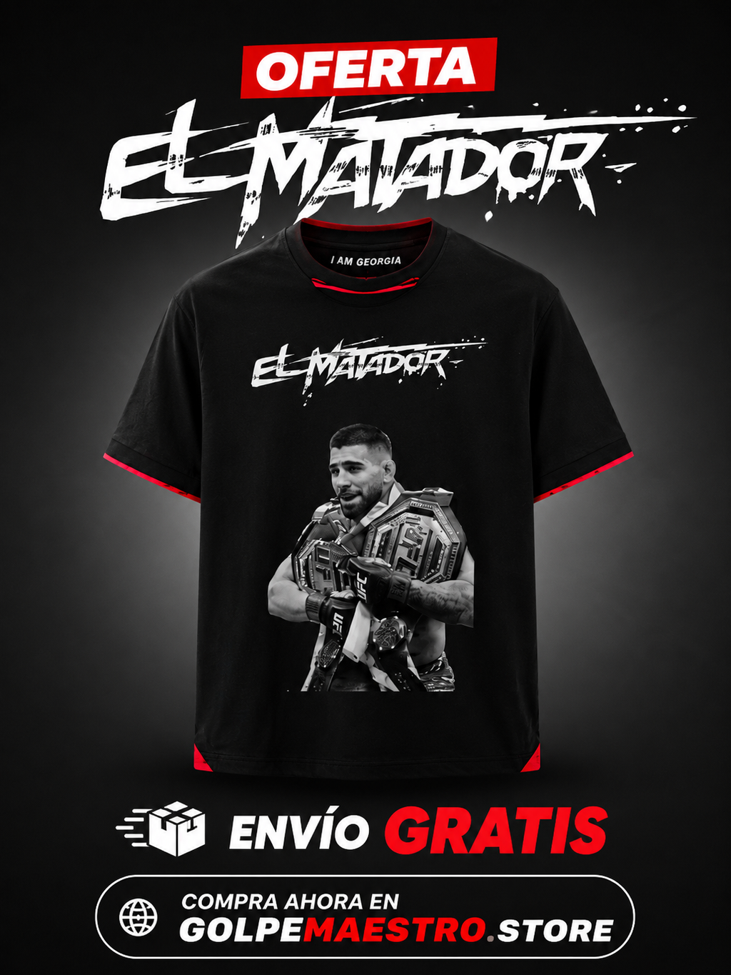 Camiseta Ilia Topuria -El matador