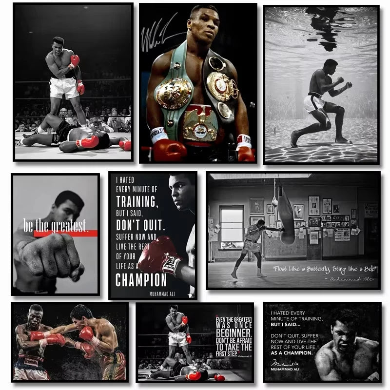 Cuadros Mike Tyson Muhammad Ali